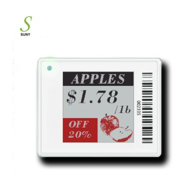 China Digital Price Tag Eel Suny Retail E-Paper Display Digital Shelf Label Eink Wireless Price Tag Eel for sale