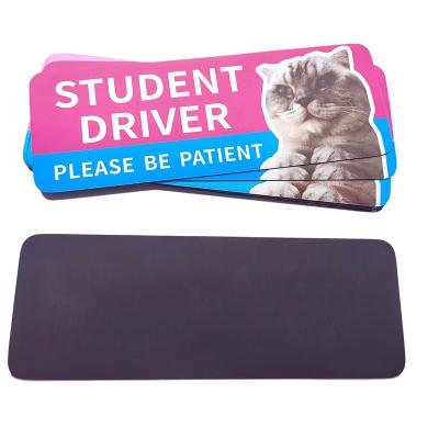 China PVC Magnet Car Sticker Wholesale PVC Car Body Bumper Magnetic Sticker for sale