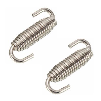 China Various Style Small Double Coil Hook Tension Extension Springs Custom for sale