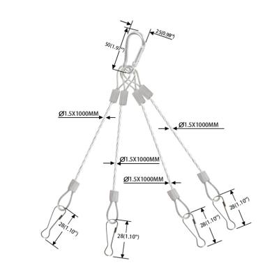 China For hanging various good quality price galvanized wire steel rope for sale