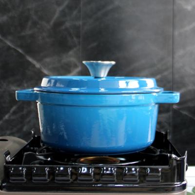 Chine 2/2.5/2.8/3.8/4.8L Enameled Cast Iron Braiser For Daily Use à vendre