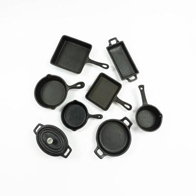 China Arrabio del ODM del OEM que fríe a Pan Grill Pan Set pre sazonado BSCI en venta