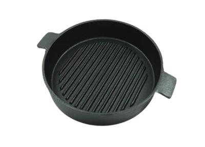 China OEM ODM Cast Iron Frying Pan 24.5/26.5cm BSCI For Induction Stove Tops zu verkaufen