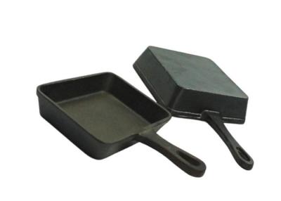 China Cast Iron Deep Frying Pan With Lid Burn Proof 0.7/0.9kg zu verkaufen