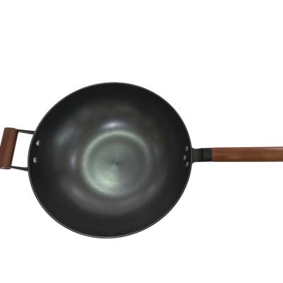 China Sartén china del arrabio de la cocina del hogar de BSCI que cocina el wok Pan Non Stick los 32cm en venta