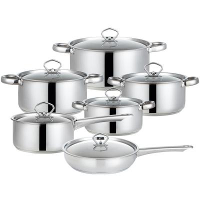 Κίνα Food Grade Stainless Steel Pot 15-Piece Set With Accessories προς πώληση