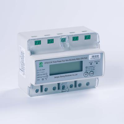 China Interfaz de comunicación RS485/GPRS/GSM Contador electrónico de energía prepagado con almacenamiento de datos de 1000 KWh y rango de voltaje de 110-220V en venta