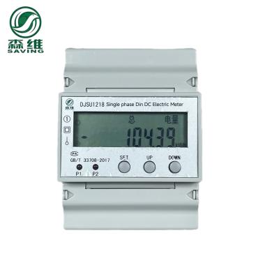 China DC RS485 bezahlte elektronische Energie-Meter-Doppelleitung Lcd-Anzeige voraus zu verkaufen