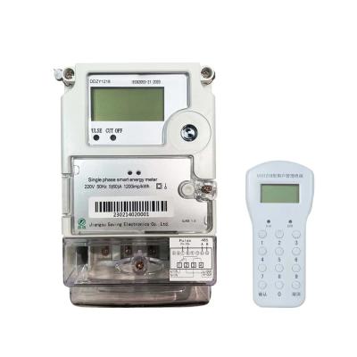 China 220V White LCD Token Electric Meter / Prepaid Meter Keypad with Data Storage and IP55 Protection en venta