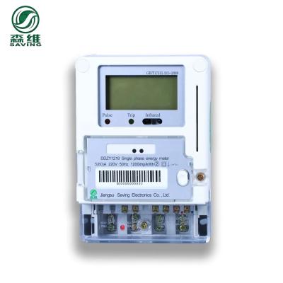 China Smart 5A Prepaid Energy Meter With Class 1.0/Class 2.0 Accuracy en venta