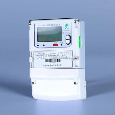 China 220V GPRS/GSM/WIFI Smart Prepaid Energy Meter with Liquid Crystal Display for sale