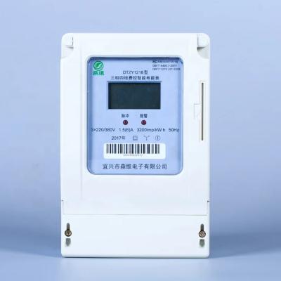 China Accurate and Connected 1KG Three Phase Energy Meter with LCD Display for sale