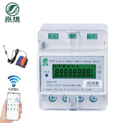 China Single Phase Prepaid Energy Meter with Power Consumption Voltage Line 1W and Starting Current A Direct Access Type 0.004Ib for sale