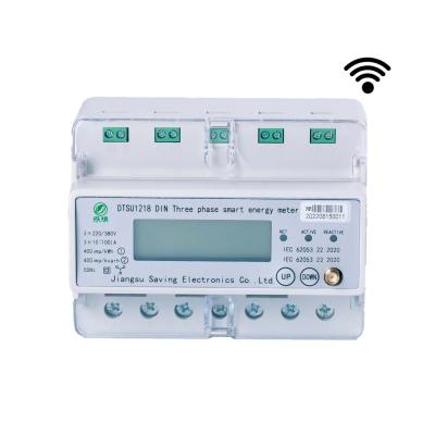 China 220v trifásico wifi medidor de energía inteligente de potencia para la gestión del consumo de energía Rango de corriente 5 60 A en venta