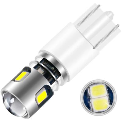 China License Plate Light Manufacture 10-30V 6745K T10 Led 2835 5SMD Car Reading Auto Light W5w 194 Dome Warning Light SX057-White for sale