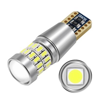 China Factory Wholesale 10-30V T10 194 License Plate Light 168 Led Bulbs 28SMD 3014 1SMD 3030 W5W Car Interior Dome Light Canbus DJ128 for sale