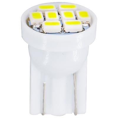 China License Plate Light Hot Selling COB Chips 39LM T10 Led 3528 8SMD W5w 194 Led Bulb White Car Interior Light WG011 for sale