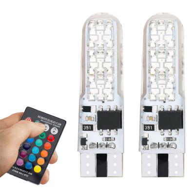 China Wholesale T10 License Plate Light Led RGB 5050 W5w 194 Strip Light 6SMD White Car Running Led Interior Light WG001 for sale