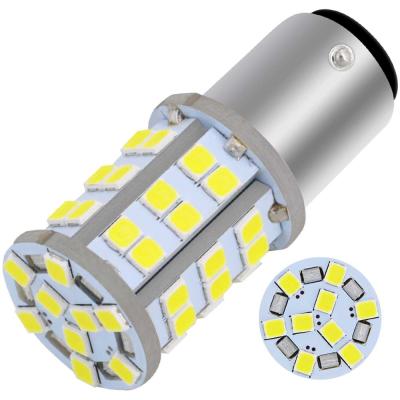 China Super Bright 4.8W 604LM 1156 BA15S 1157 BAY15D 3156 Turn 3157 7440 7443 LED 2835 45 SMD Bulb Car Brake Lamp White Turn Signal Light for sale