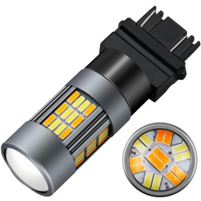 China Turn Signal Lights Wholesale 10-30V 265LM 1157 3157 7443 T25 W21/5w Led Turn Signal Lamp 4014 62SMD P27/7w Car Brake Light Bulbs DJ055 for sale