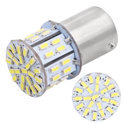 China Super White 3014 Tower Light Chips 1156 Ba15s P21w 1157 Bay15d Led 50SMD White Light Bulbs RV Camper Marine Lights WJ025 for sale