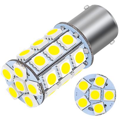 China Light Super White 10-30V 2.5W 1156 Ba15s 1034 1141 1157 P21/5w Turn Led Car Auto Turn Signal Light 5050 27SMD DJ158 for sale