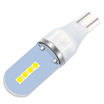 China Emergency Light Highlight 5.5W 478LM T15 Led 3030 8 SMD Car W16w 921 Automobile Light Reverse Emergency Lamp 6185K DJ033-T15 for sale