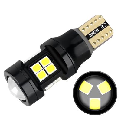 China Wholesale Emergency Light 3.5W 429LM T15 Led 2835 15SMD Reverse Light Bulb W16w 921 White Car Light DJ069 for sale