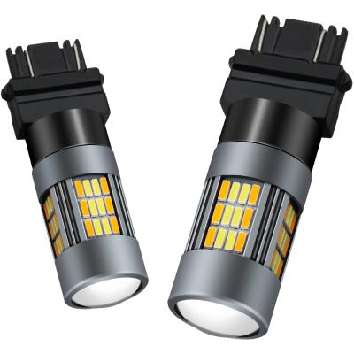 China Turn Light Wholesale 1156 Ba15s 1157 Bay15d 3156 Dual Color 3157 T25 7440 7443 Led 4014 62SMD Car Brake Reverse Light DJ055-3157 for sale