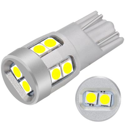 China Wholesale 2.3W Amber Bulbs Red White T10 Led License Plate Light 3030 12SMD W5w 194 Auto Car Instrument Interior Light Lamp 6280K ZL276 for sale