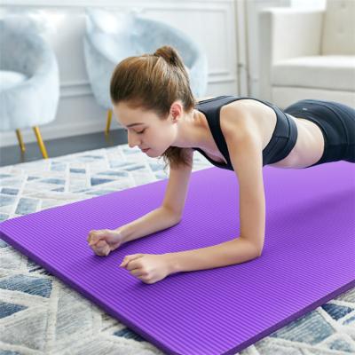 China High Quality Comfy Product NBR Popular Full Color Eco-Friendly Fitness Belt Foldable Yoga Mat for sale