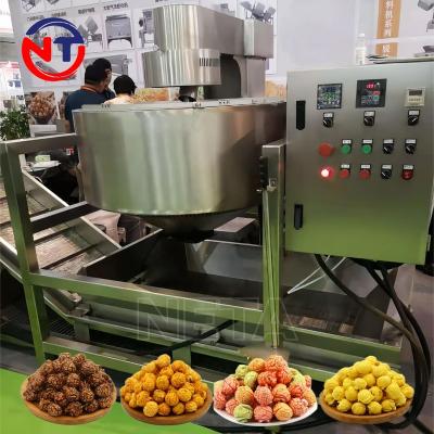 China Snack food factory Chinese 50KG~500KG maquina de pop corn popcorn industrial for caramel salted chocolate coated popcorn factory for sale