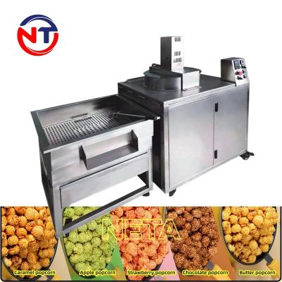 China Snack food factory 50KG~500KG LPG popcorn machine mini popcorn electric machine for mushroom butterfly popcorn factory for sale