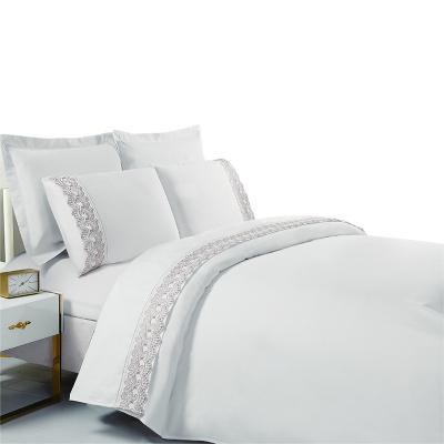 China Nondisposable Wholesale Egyptian Cotton Sheets Bedding Set Luxury 4 Pcs Queen Bed Sheet Set for sale