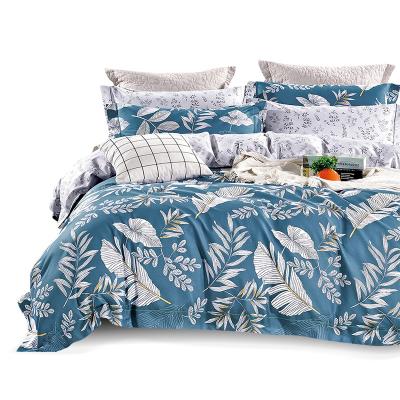 China Factory Wholesale Fashion Anti-bacteria Printed 100% Cotton Bedding Duvet Cover Set for sale