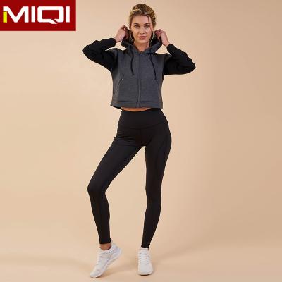 China Wholesale Hot Selling Antibacterial Yoga Gym Wear Hoodie Set For Women for sale