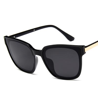 China Fashion Sunglasses 2021 Retro Simple Classic Cat Eye Luxury Plastic Shades Sun Glasses For Women Sun Glasses for sale