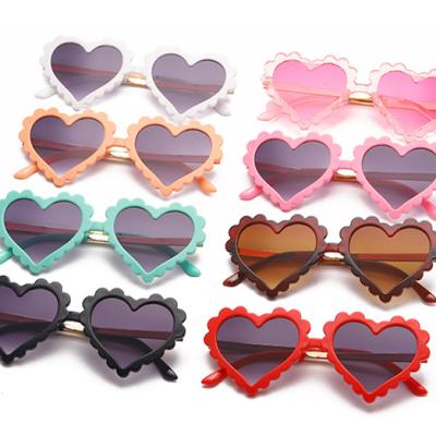 China New Type Top Sale Party Love Heart Kids Heart Sunglasses 2021 for sale