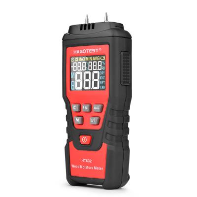 China HABOTEST HT632 0-99.9% Digital Wood Moisture Meter Moisture Tester Concrete Moisture Tester HT632 for sale