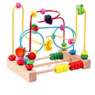 China WANHUA Christmas Montessori Wooden Eco-friendly Material Kids Educational Toys For Babies 6-12 Months for sale