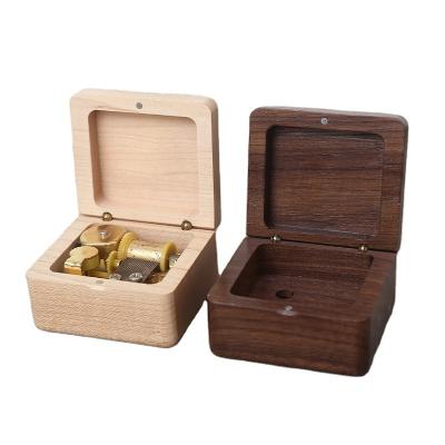 China WANHUA educational montessori child toys jewelry musical box wooden toy for sale