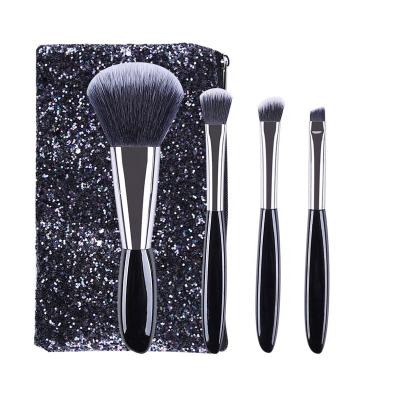 China Hot Selling Spot Brush 4 Pieces Travel Makeup Brush Set Cosmetics Mini Brush Beauty Tool Makeup Brush Small Spot for sale