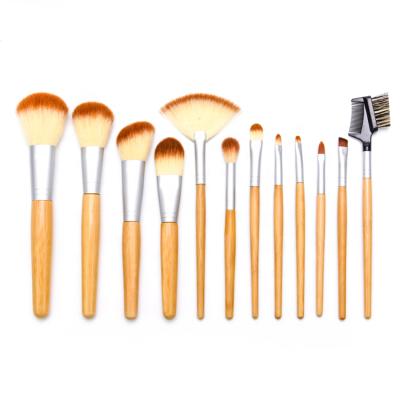 China Popular Makeup 12 Brush 2021 Smudge Brush Set for Blush Balancing Blush Sweep Synthetic Hair for sale