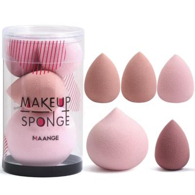 China Amazon Hot New Products 5pcs Mini Makeup Egg Non-latex Dry And Wet Use Xh078 for sale