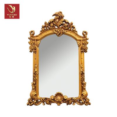 China Rustic Custom Wall Bathroom Mirror Frame And Decorative Wall Framed Mirror for sale