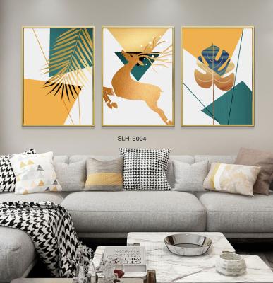 China Abstract 3 Pieces Landscape Canvas Wall Art Picture Canvas Print Modern Wall Paintings for sale