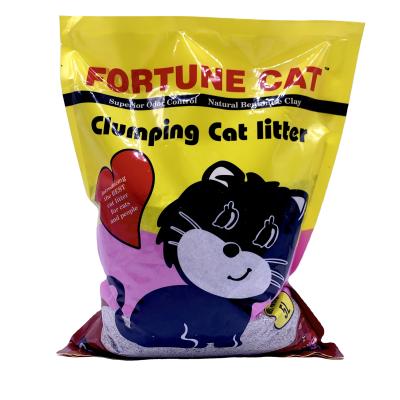 China 5L 10L Stocked Natural Bentonite Ball Shape Clumping Cat Litter for sale