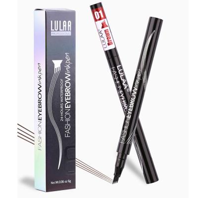 China Waterproof Hot Selling Vegan Eyeliner Professinal Popular Eyebrow Wooden Pencil for sale