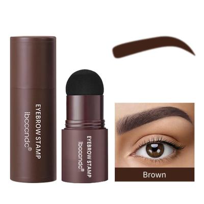 China Beautiful Eyebrow Stamp and Stencil Kit Waterproof Durable Eye Brow Stencil Stamp Kit for sale