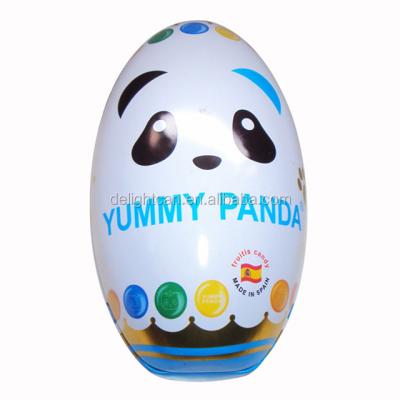 China Recyclable Egg Shaped Tin Box For Candy Empty Tin Box For Candy For Easter Gift Promotional Tin Box For Candy for sale